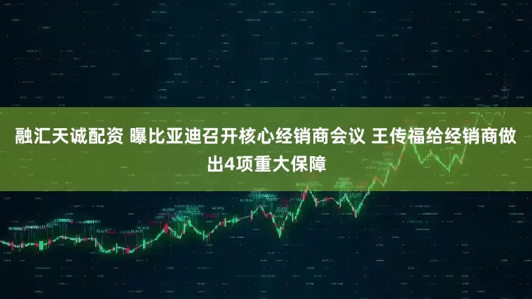 融汇天诚配资 曝比亚迪召开核心经销商会议 王传福给经销商做出4项重大保障
