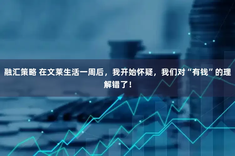 融汇策略 在文莱生活一周后，我开始怀疑，我们对“有钱”的理解错了！